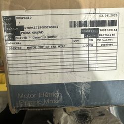 Rheem Commercial Blower Motor. 2hp Single Phase