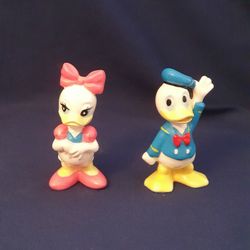 Disney Donald & Daisy Duck Ceramic Figurines