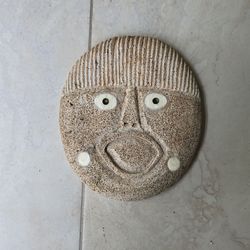 Alaska whale bone mask