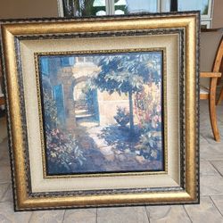 LARGE Wall Painting, 38"×38" With Custom Frame