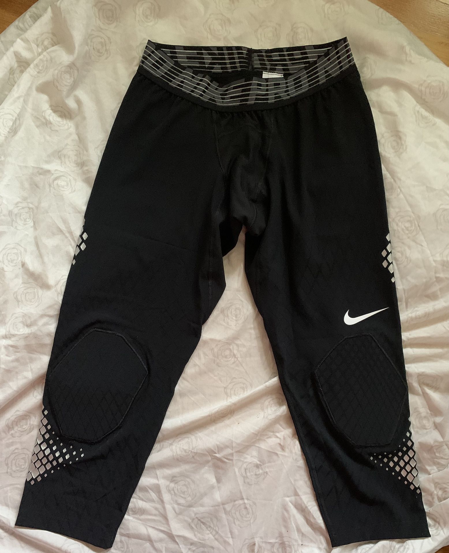 Nike NBA Large Mens Pro Padded Tight Sport Pants