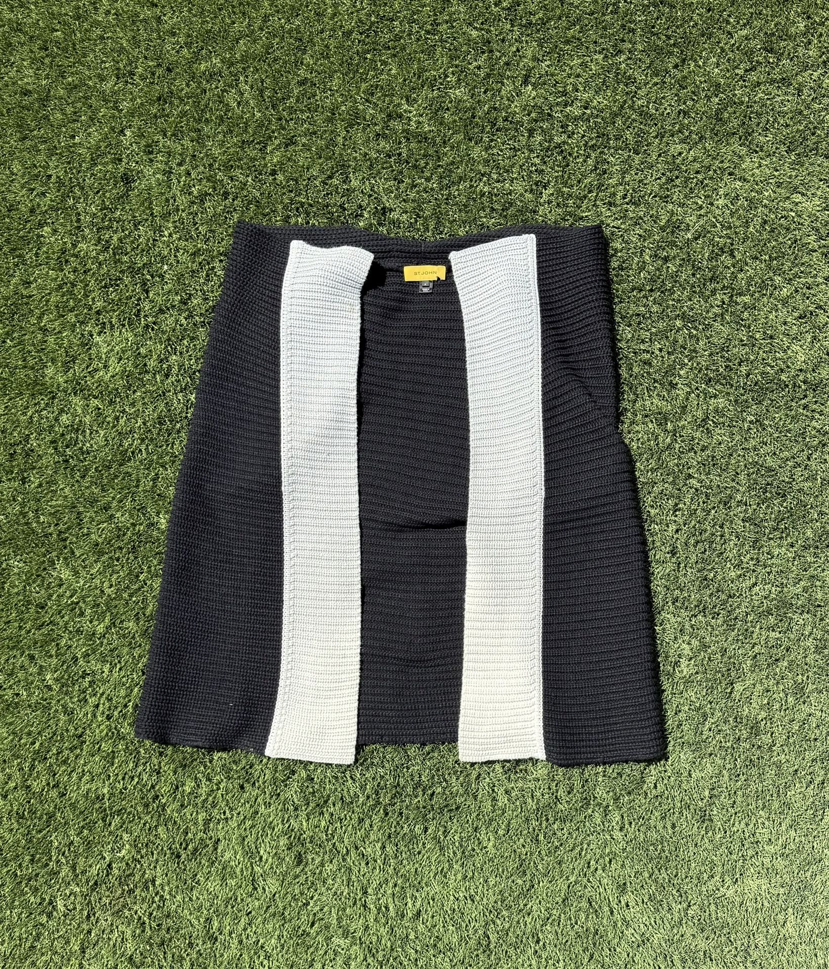 St. john Sleeveless Wrap Poncho Cardigan