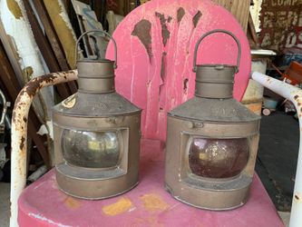 Brass nautical lights