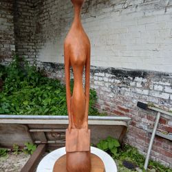 Vintage Hand made By Tom Bazis Excellent condition 27.
Inches tall