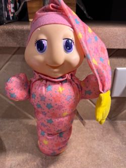 Vintage 1988 Playskool Glow Worm