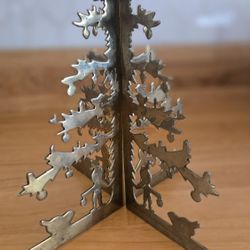 Vintage 1980's Brass Christmas Decor