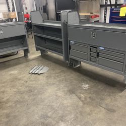 adrian steel van shelving units 3 set chevy express gmc savanna ford econoline transit 
