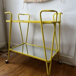 Yellow Bar Cart