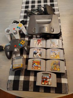 Nintendo 64 Console Bundle with Games and Controllers