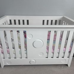 Crib, Mattress, Dresser