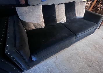 Blue couch