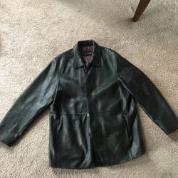 Men’s Black Genuine Leather Jacket