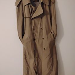 Brooks Brothers Of New York 100%wool trench Coat 