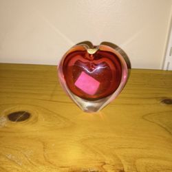 Beautiful Crystal Heart Paper Weight 