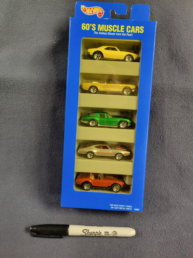 60's Muscle Car 5 Pack Hot Wheels 1995