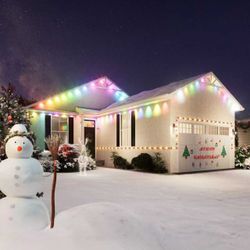 Permanent Outdoor LED Lights 100ft