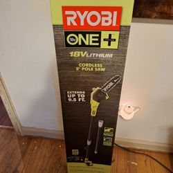 Ryobi One + Plus 18 Volt Cordless 8 Ft Pole Saw