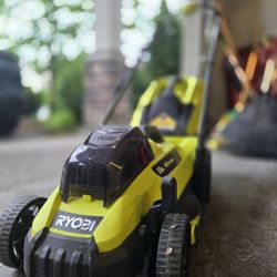 Ryobi Lawn Mower And Trimmer