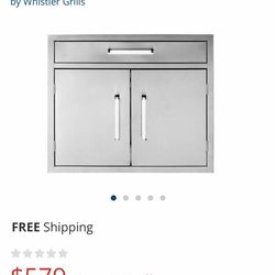 Stainless Drawer Cabinet Combo for Grill