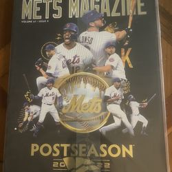 Mets 2022 Postseason program