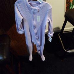 Lullaby Lane Ribbed Footed Sleeper 