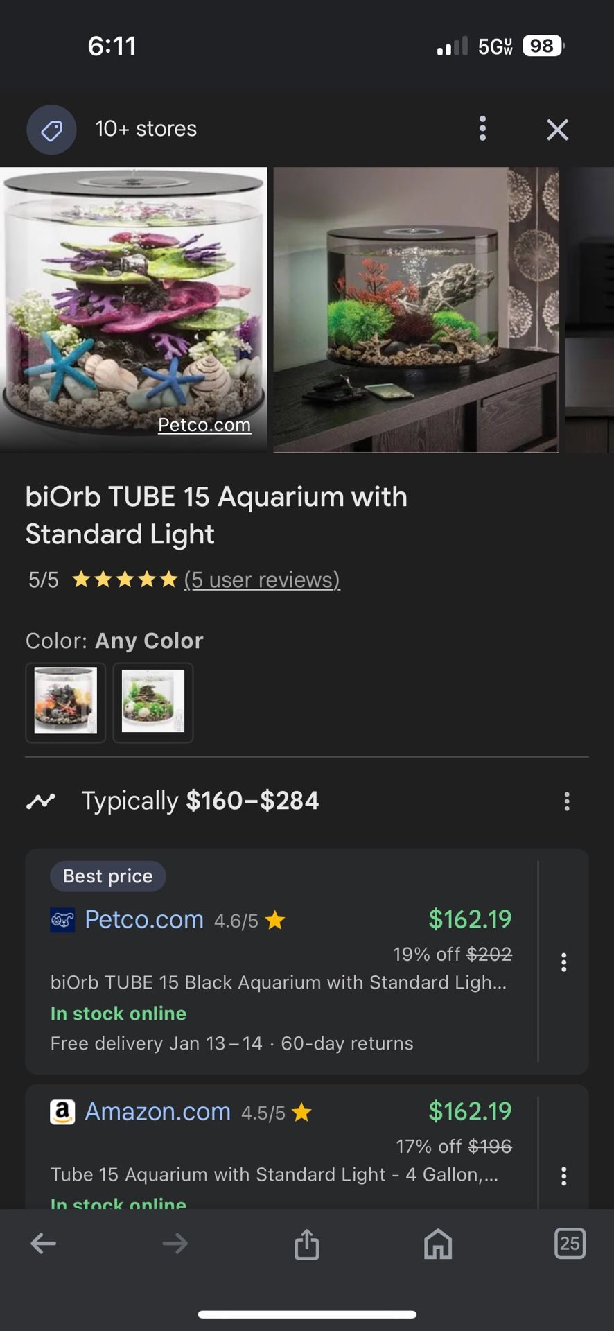 Biorb Fish Tank 