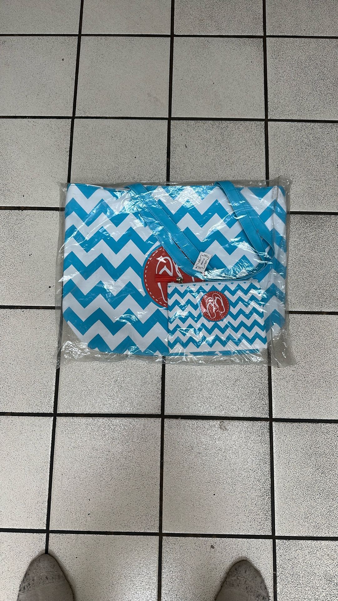 Women’s Beautiful Vinyl Beach Bag