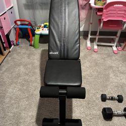Workouts Bench/weight Set . Perfect Condition!