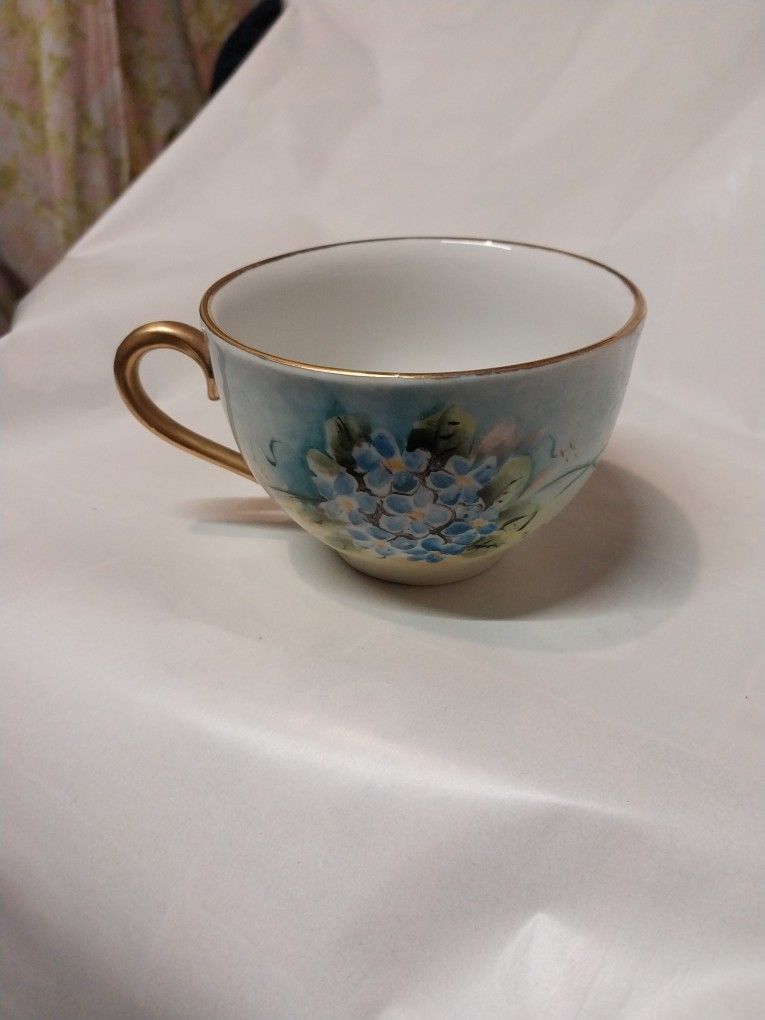Antique Handpainted Teacup From Bavaria