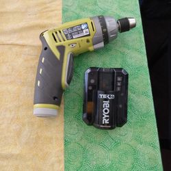 RYOBI TEK 4 HP53L 4V CORDLESS 600 RPM 1/4 DRIVER DRILL LITHIUM 