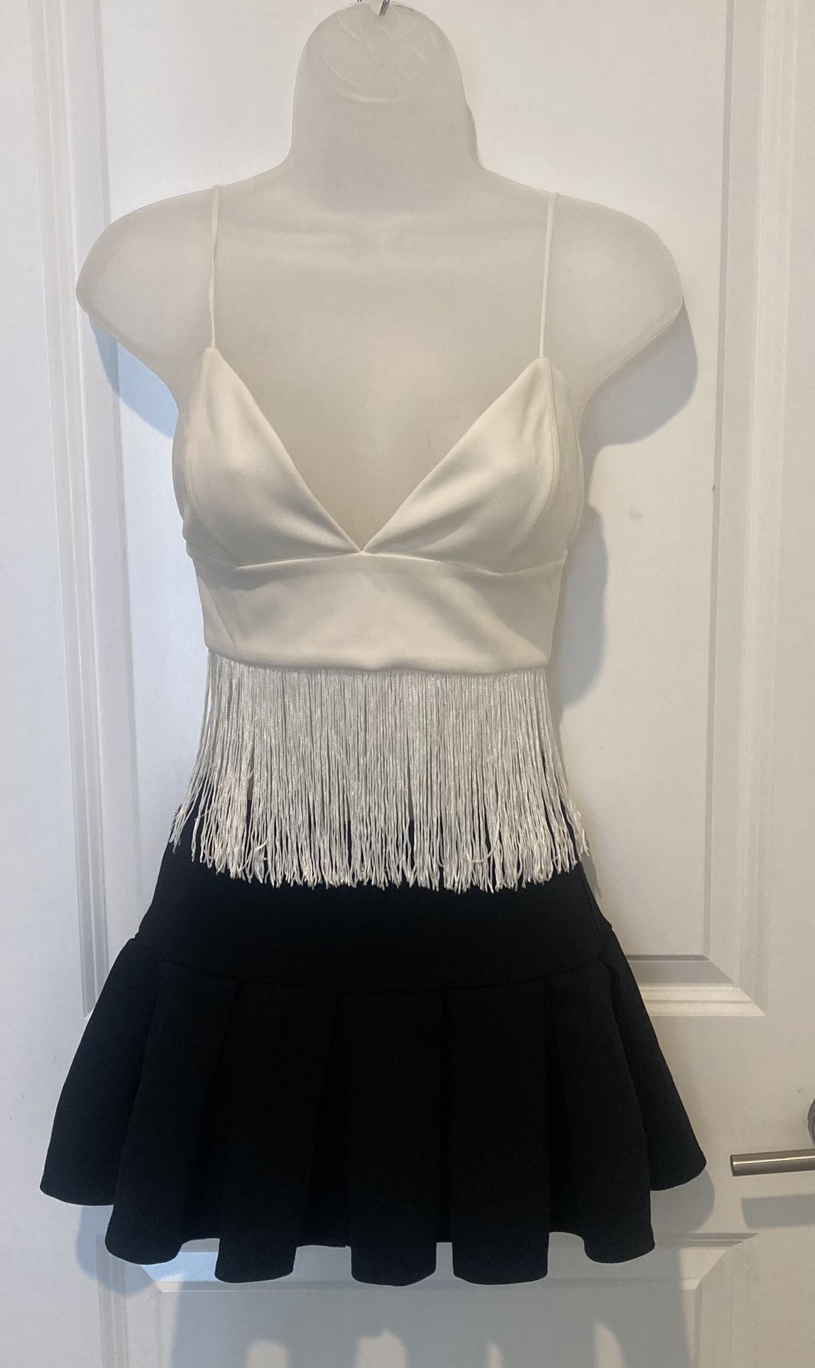 EXPRESS Cami/Bra/Fringe Top Size XS