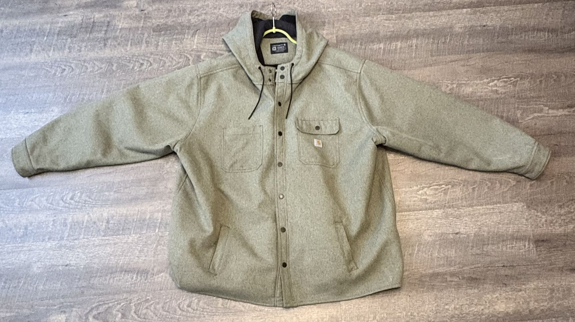 Men’s Carhartt Rain Defender Heavyweight Hooded Shirt Jac 4XL