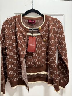 Cardigan/top set GG