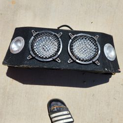 Automotive Speaker Box With Speakers