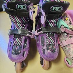 Inline Skates (adjustable for sizes 12-2) - $5