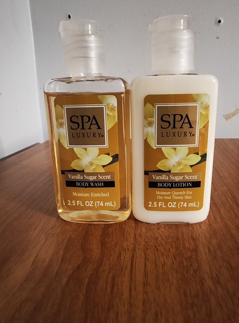 Spa Luxury Body Wash And Body Lotion 