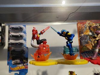 Mega Man Net Warriors figures