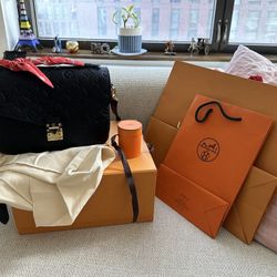 Pochette Metis with Hermes twilly for Sale in New York, NY - OfferUp