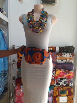 African waist bag