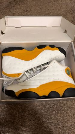 Air Jordan 13 Retro White Yellow Sneakers