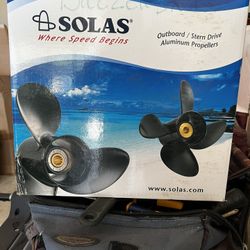 Outboard aluminum propeller for Suzuki motor