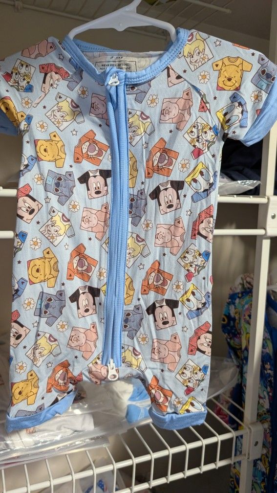 3 Pack Bamboo Outfits 3-6m