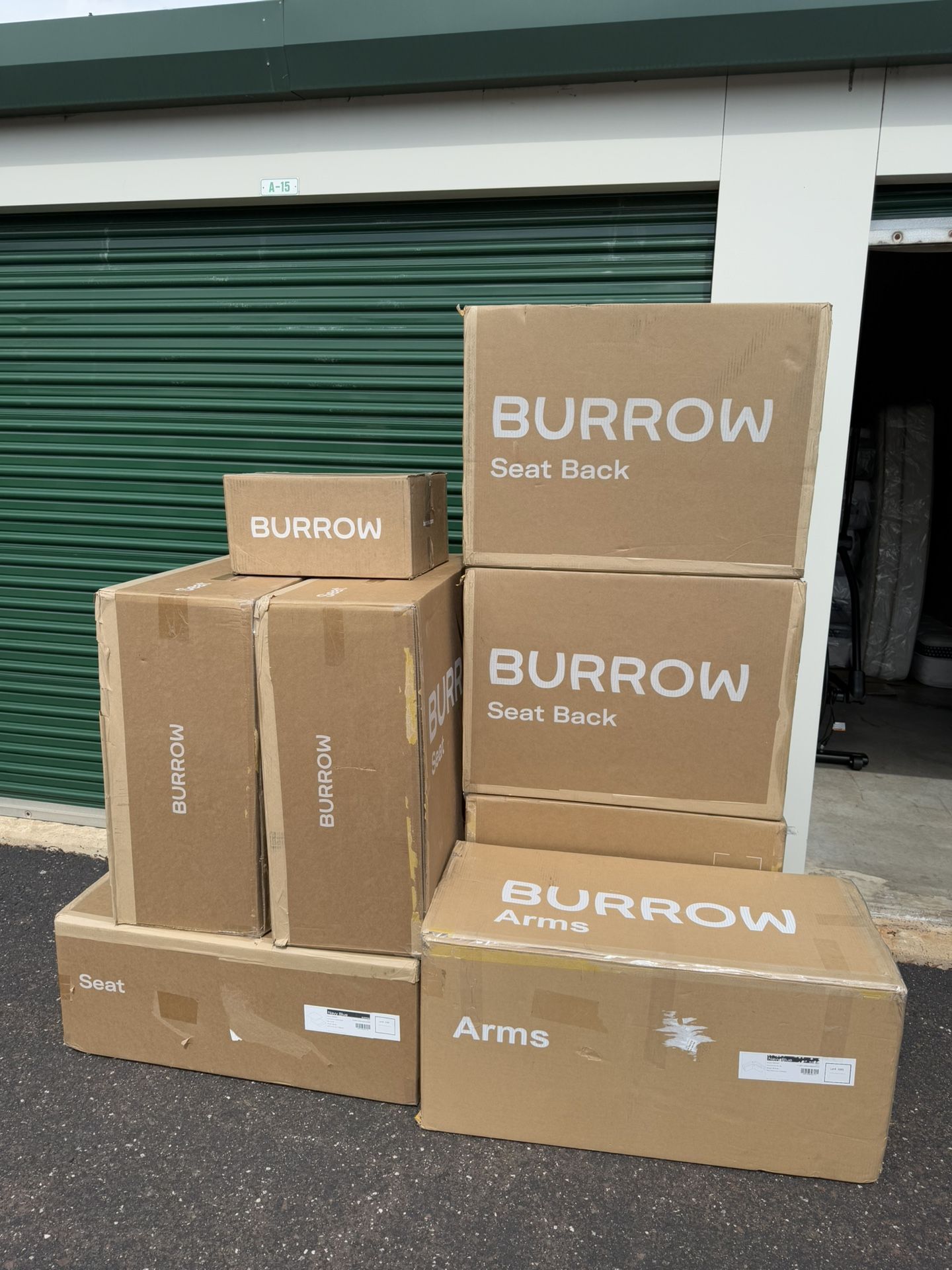 Burrow Union 3-Seat Fabric Sofa