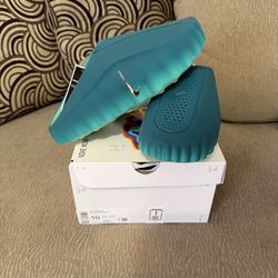 Nike mind 001 geode teal slide size 10 $250