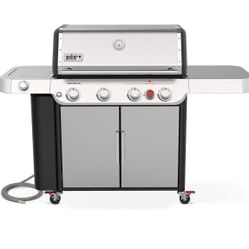 Weber Gas Grill, Stainless Steel