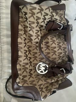 Michael Kors MK Signature Satchel Handbag