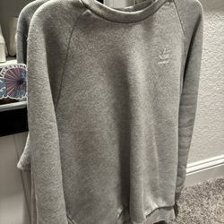 grey adidas sweatshirt