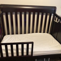 Toddler Bed W/Rail New Mattress