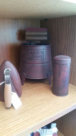 Cute metal watch and ring set with Iron and water bottle