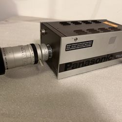 Vintage Panasonic WV-260P TV Camera Made in Japan with Lens Panasonic TV Zoom lens J6x12